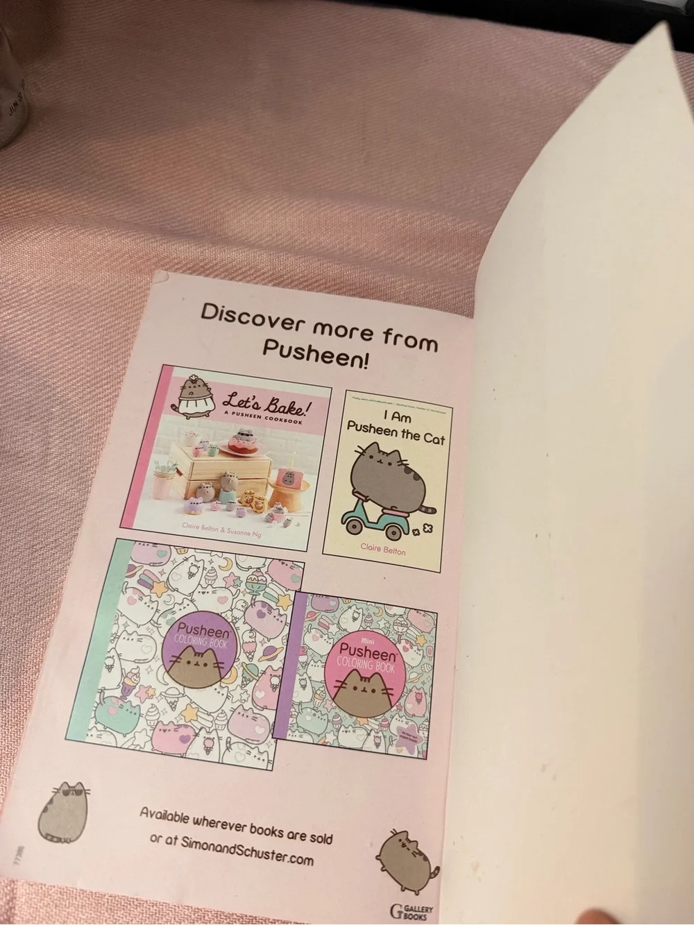 Pusheen the Cat Green Unicorn Cover Notebook by